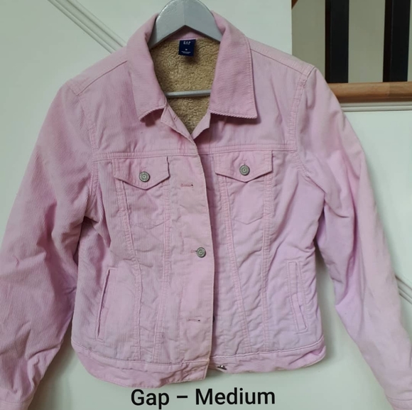 Gap Corduroy Pink Jackets duo "Mommy & Me" - Picture 2 of 3